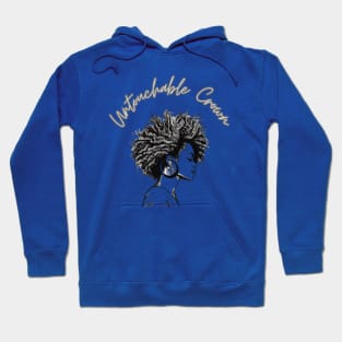 Black Woman Hair Untouchable Crown Hoodie